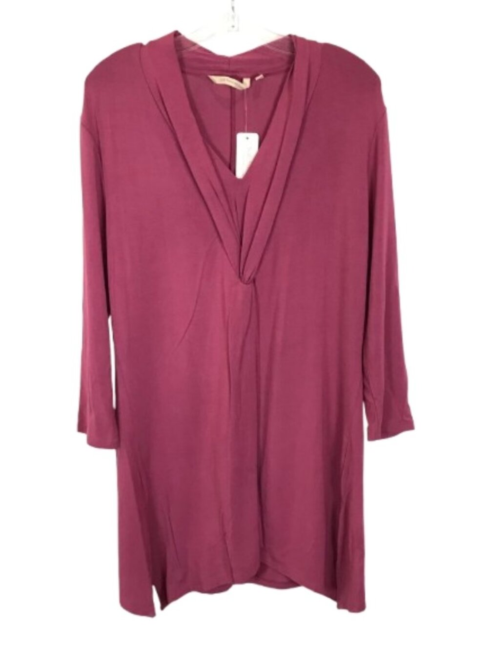 NWT Soft Surroundings Size Large Jemez Violet Quartz Longline Tunic Top NEW